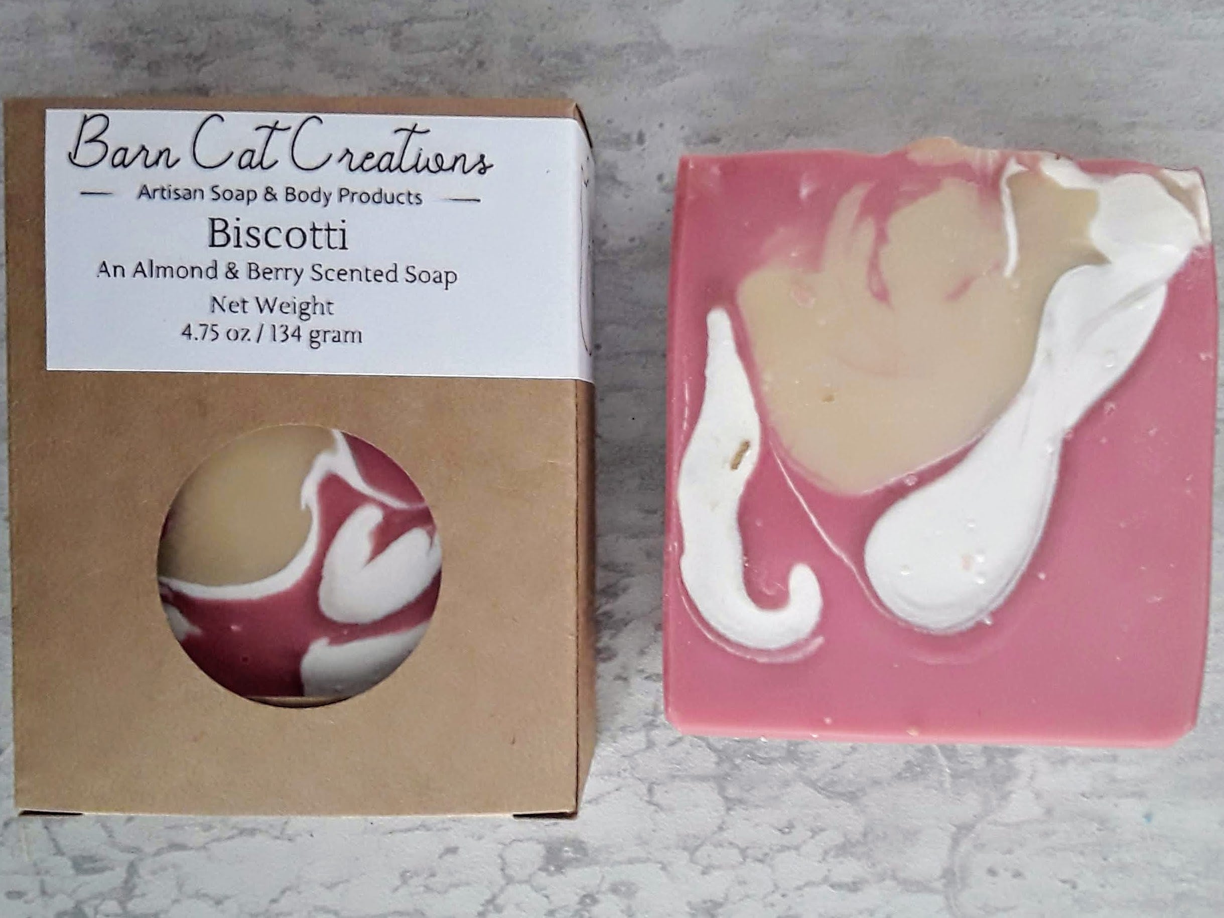 Vegan Biscotti Almond Soap Last Chance 25 Percent Off Today - Rosetta Creative Boutique